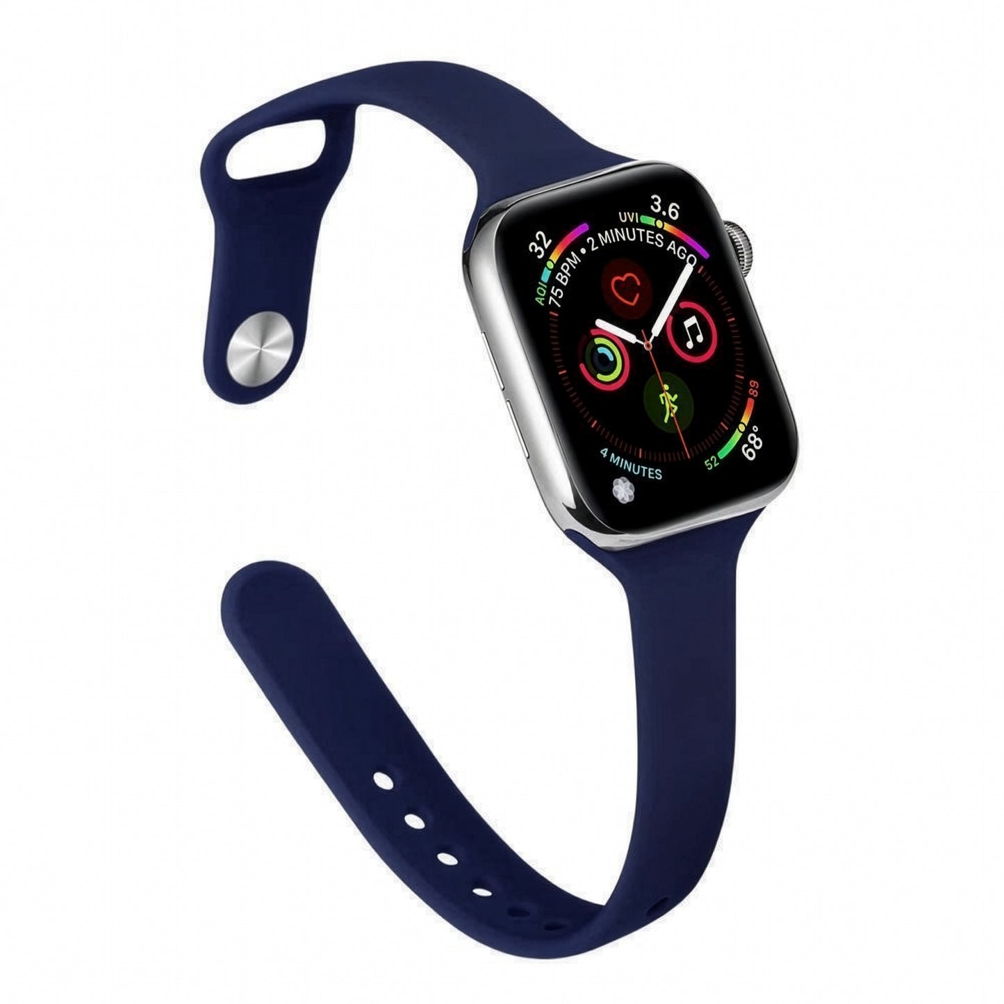 Apple Watch Slim Waist Silicone Strap – Stylish Sports Band SW-33 party X party