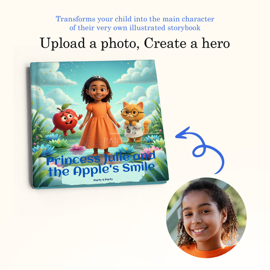 Princess (Your Child's Name) and the Apple's Smile - A Personalized Storybook party X party