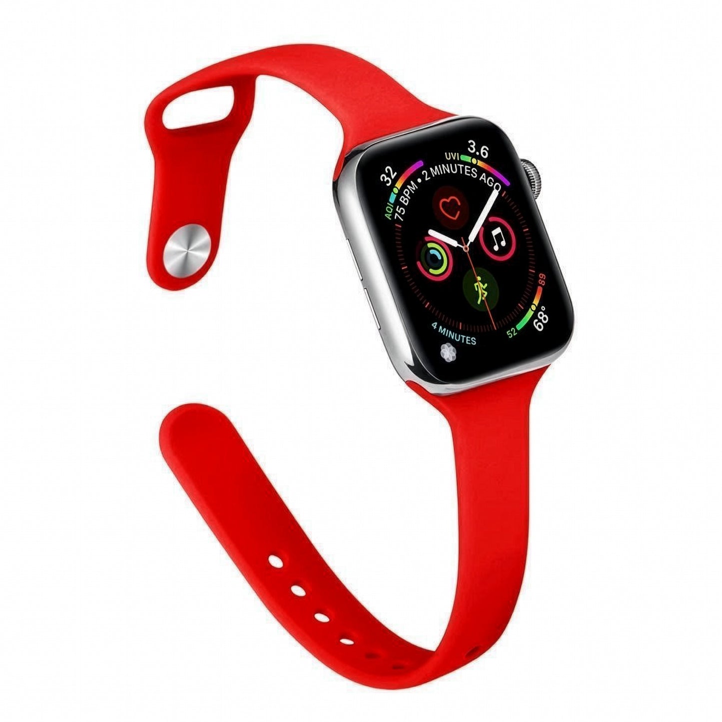 Apple Watch Slim Waist Silicone Strap – Stylish Sports Band SW-33 party X party