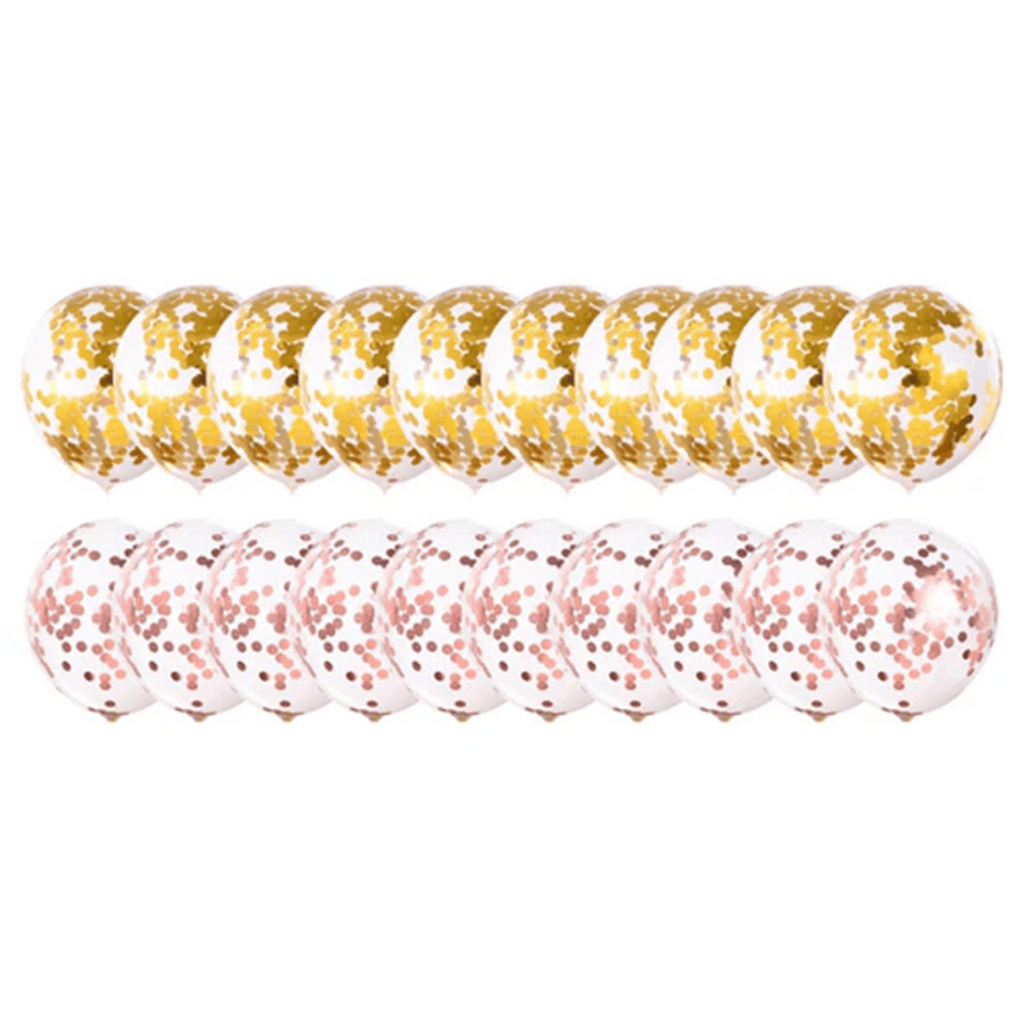 Sequin Balloon Set (Rose Gold Gold)--S155 - party X party