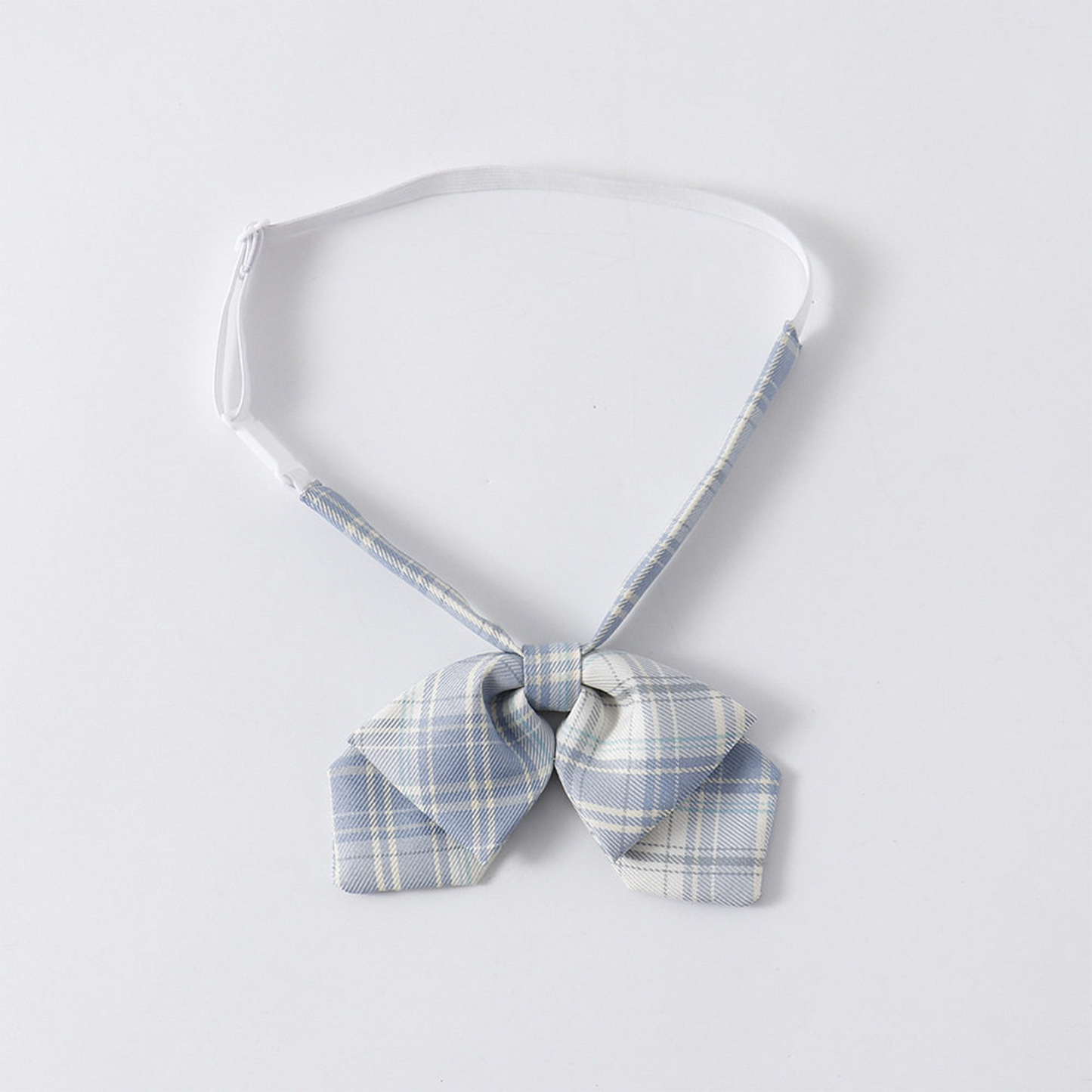 Japanese School Uniform Plaid Skirt | High-Waist Pleated Mini Skirt with Bow Tie & Necktie | Original JK Style C002 party X party