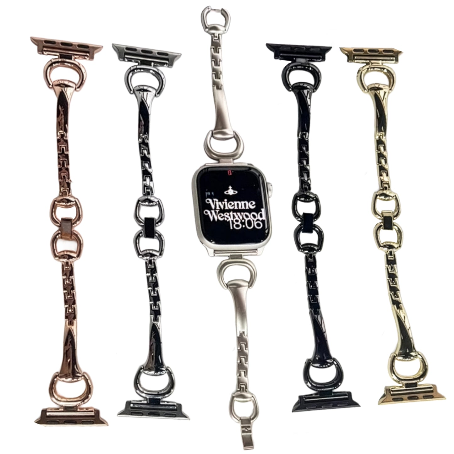 Apple Watch Horseshoe Buckle Metal Strap – Bracelet Style SW-31 party X party