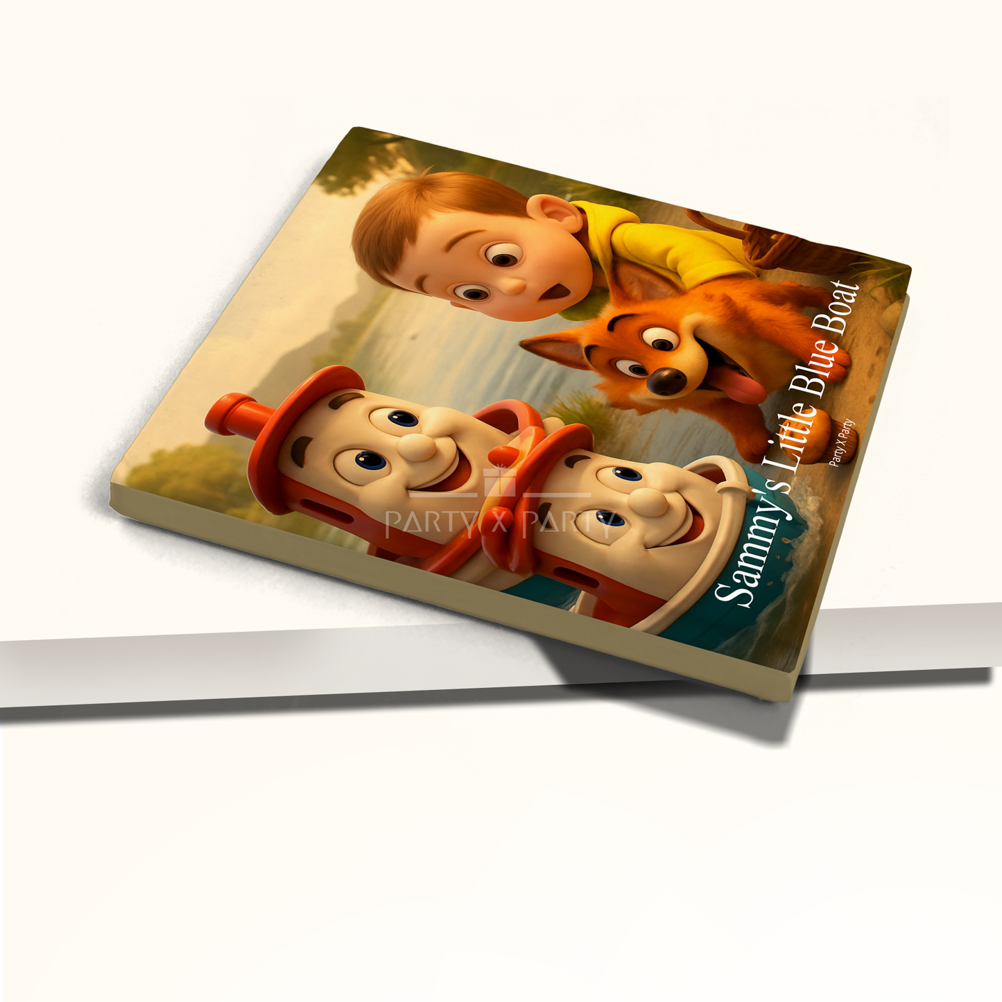 Sammy's Little Boat Customized Book party X party