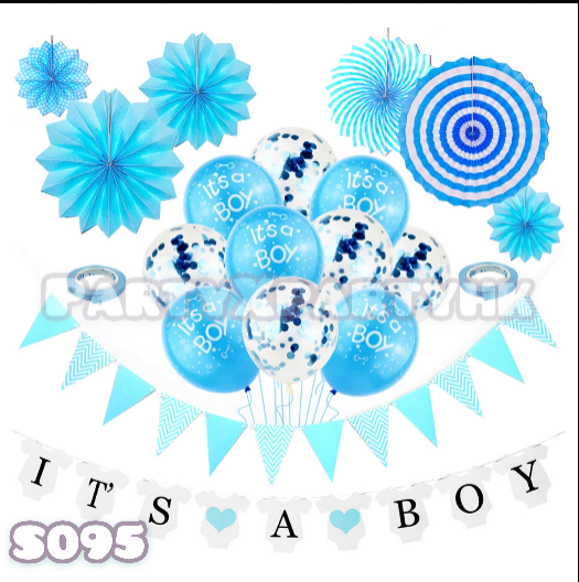 It's A Boy Baby Shower Party Set-Simple-S095 party X party