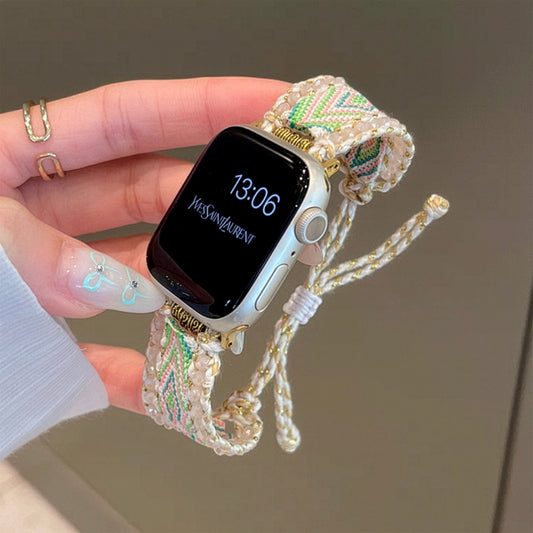 Apple Watch Ethnic Style Canvas Strap – Creative Summer Band SW-26 party X party