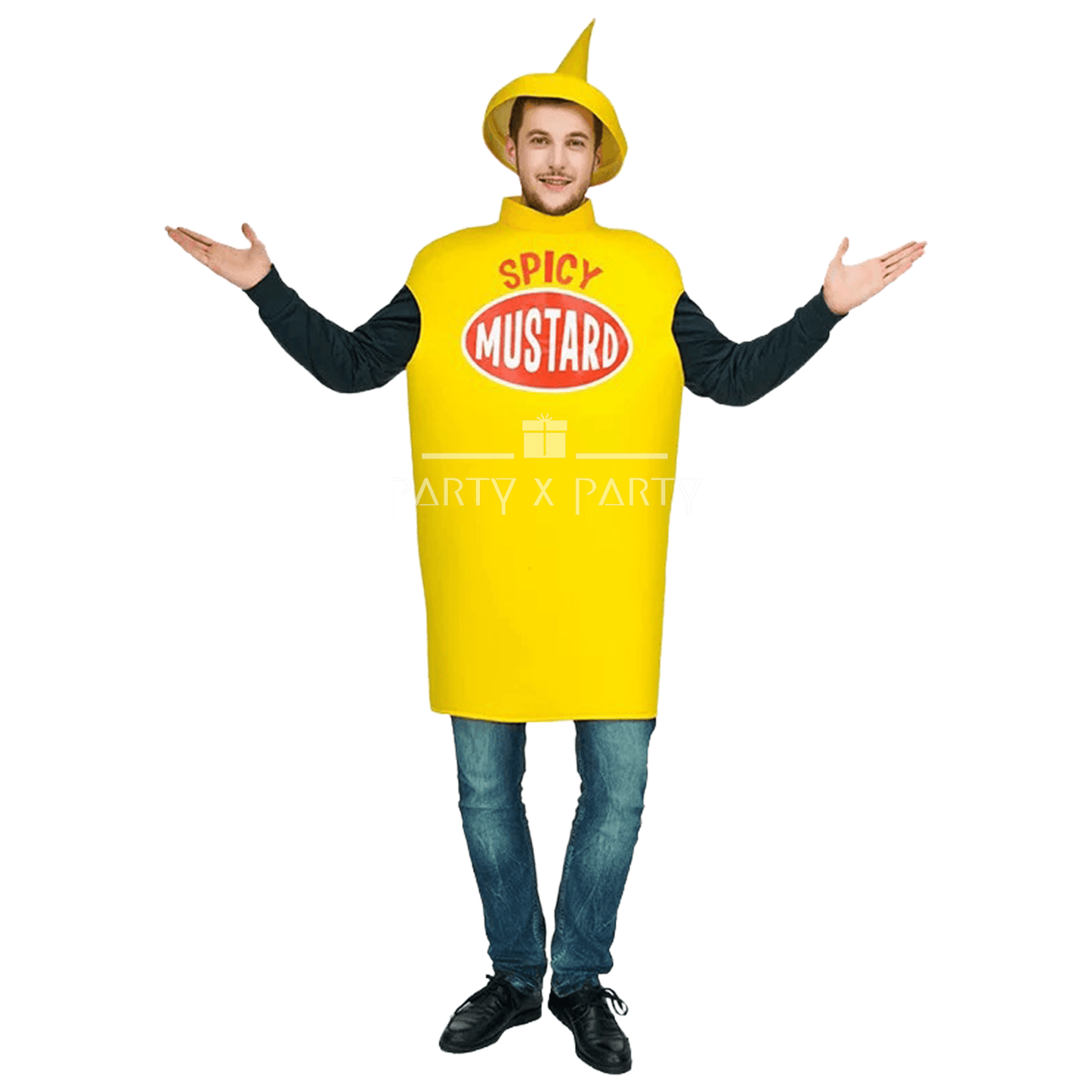 Mustard Funny Food-Themed Halloween Costumes for Adults & Teens – Perfect for Parties, Events, and More! - party X party