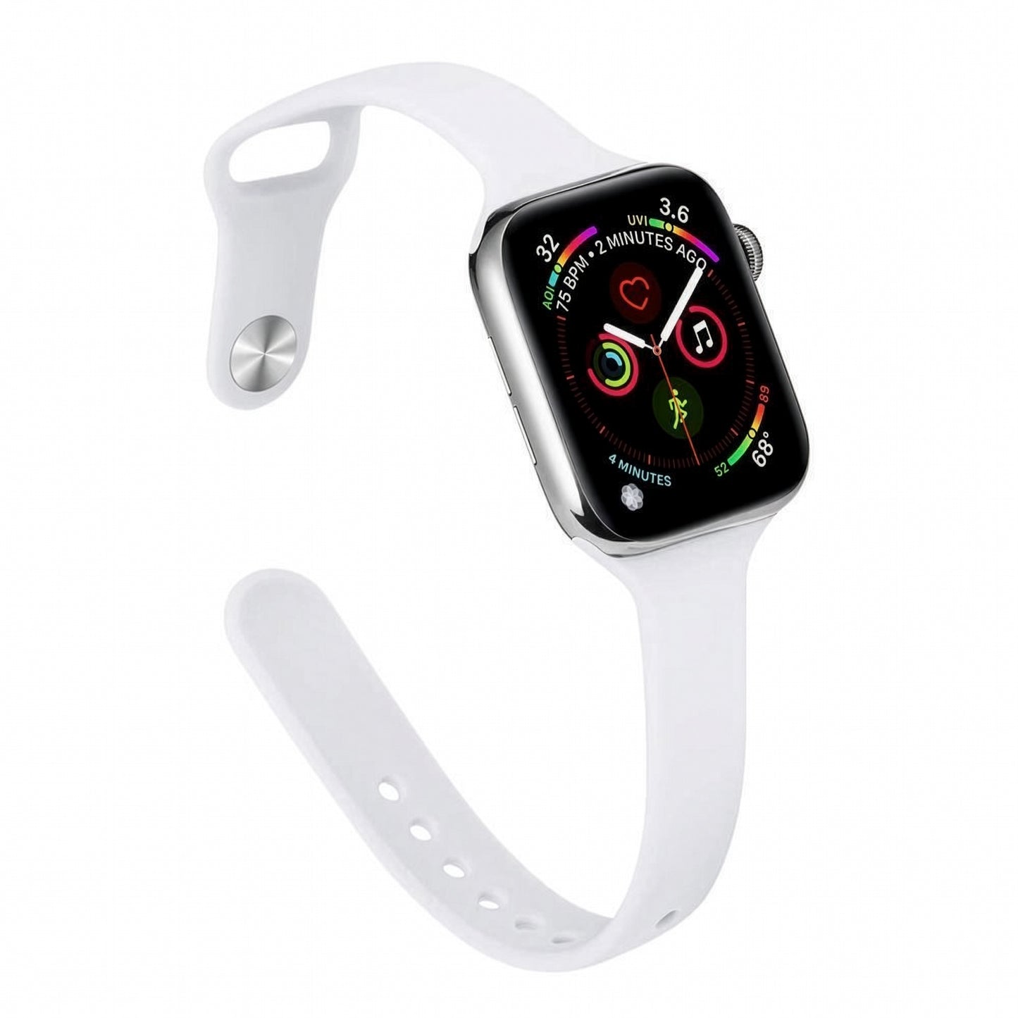 Apple Watch Slim Waist Silicone Strap – Stylish Sports Band SW-33 party X party