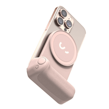 SHIFTCAM - SnapGrip Multi-function Wireless Bluetooth Shutter Camera Selfie Grip Magsafe Charging Shooting Camera Apple Iphone 14 ProAndroid Power Bank - Pink – LP-149 - party X party