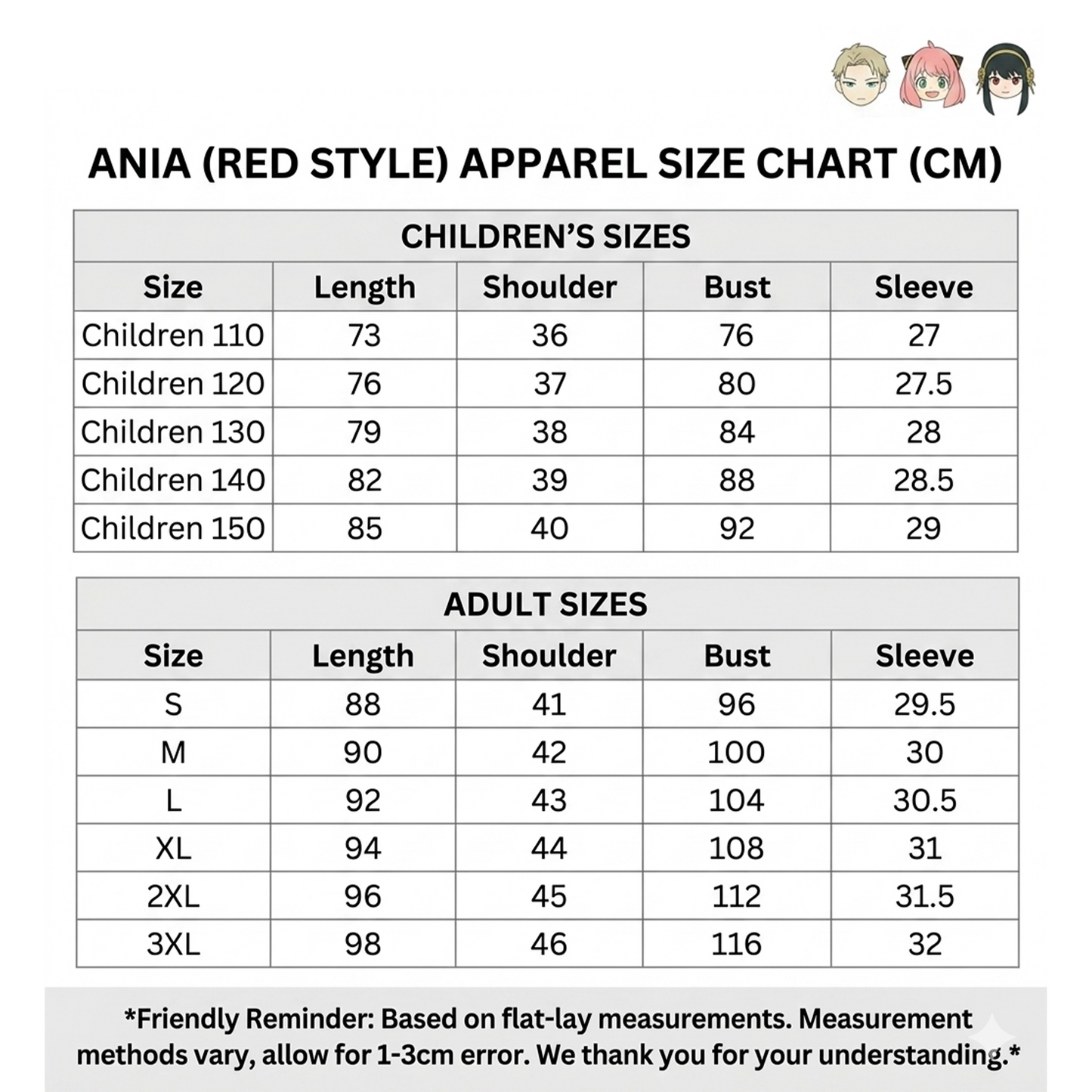 Spy x Family Anya Cosplay Dress – Red Version with Hair Accessories SF006 party X party
