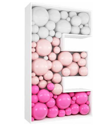 Letter Mosaic Balloon Frame--B160 - party X party