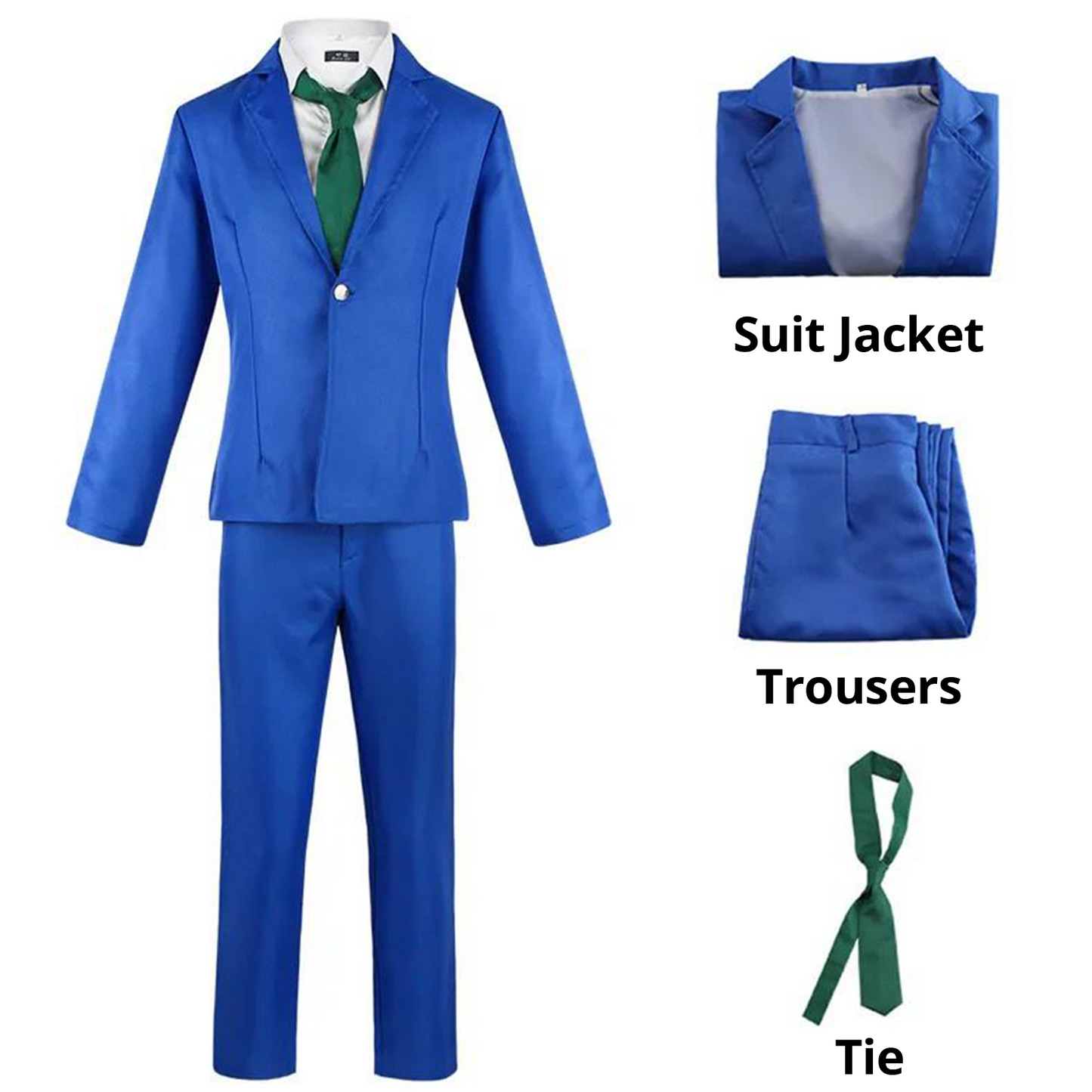 Halloween Detective Conan Cosplay | Mouri Ran & Kudo Shinichi Uniform | Women’s & Men’s Academy Style Everyday Student Costume C069 party X party