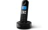 Philips D1611B/90 Corded‑Cordless Phone System – Black LP‑125 | DECT 6.0, SOS Button & Rechargeable Handset - party X party
