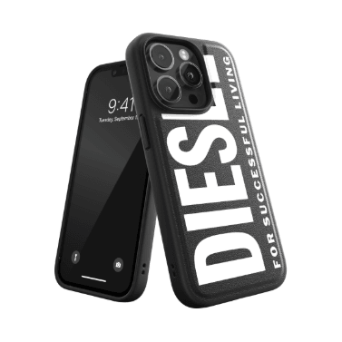 DIESEL - Moulded Case Core FW22 for iPhone 14 Pro Phone Case (blackwhite) 50257 – LP-242
