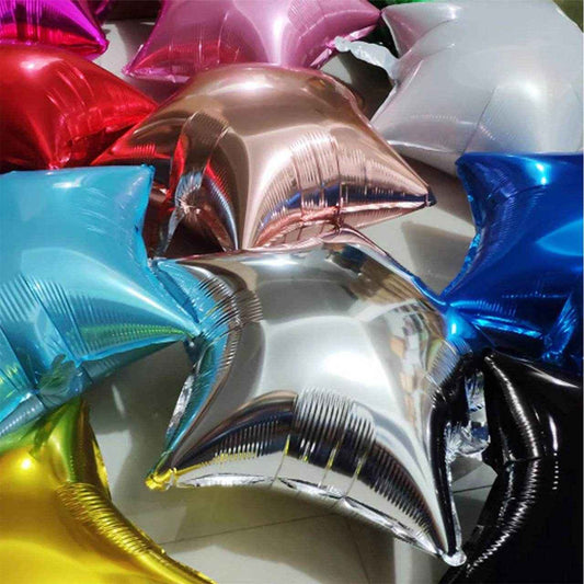 18″ Multicolor Star Balloons– B007