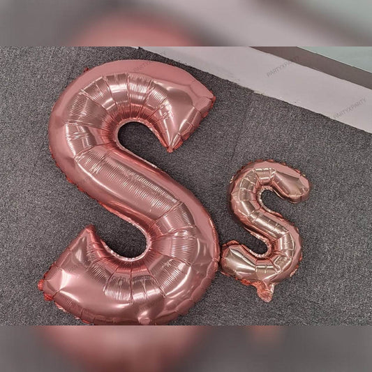 32″ Rose Gold Letter Balloons – B119-R - party X party