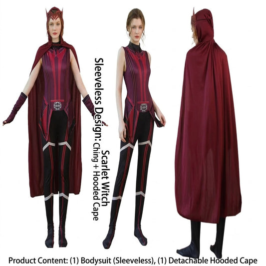 Scarlet Witch Wanda Multiverse Family Matching Cosplay Costume – Marvel Hero Festival Parent-Child Outfit | MTJ320 party X party