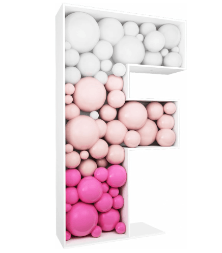 Letter Mosaic Balloon Frame--B160 - party X party