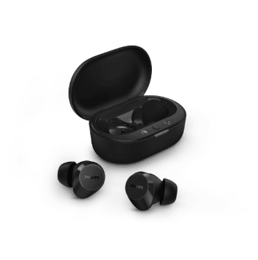 Philips TAT1209BK/97 True Wireless Earbuds – Black LP‑121 | 18 h Battery, Dynamic Bass & IPX4