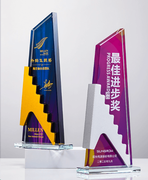 Crystal Trophy Creative Trophy Customizable Color Metal Three Colors Available – TR-615 - party X party