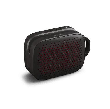 Philips TAS1209BK/00 Bluetooth Portable Speaker – Black LP‑117 | LED Light Show, 10 h Battery - party X party