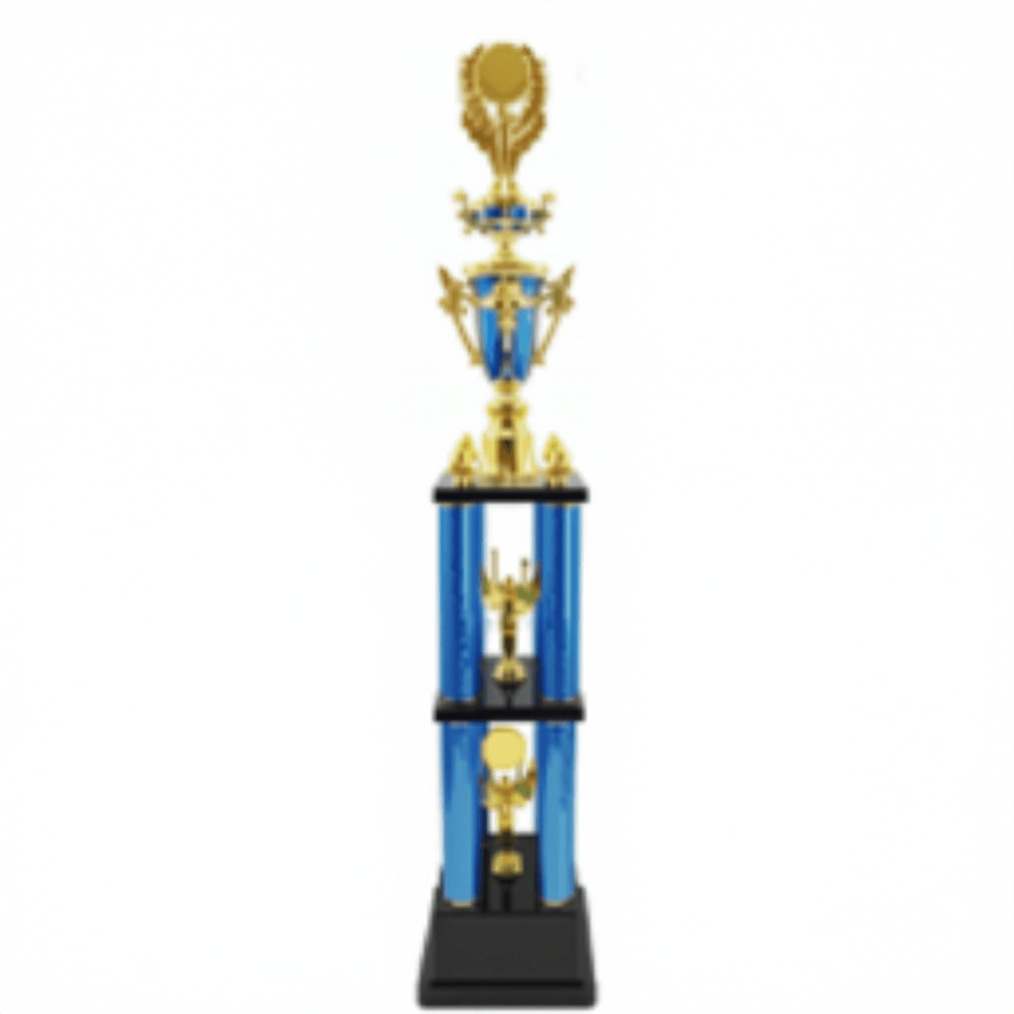 Engravable Metal Trophy | Creative Commemorative Award in Optional Sizes – TR-1450 - party X party