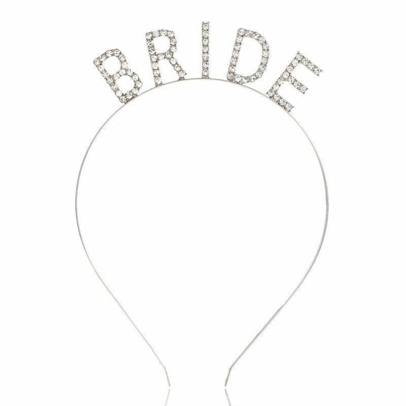 BRIDE Headband – BRIDE TO BE Pre-Wedding Party Accessory – A012 - party X party