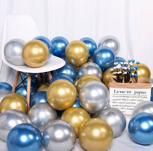 Metal Balloon Birthday Balloon Decoration Multi-color--B005 - party X party
