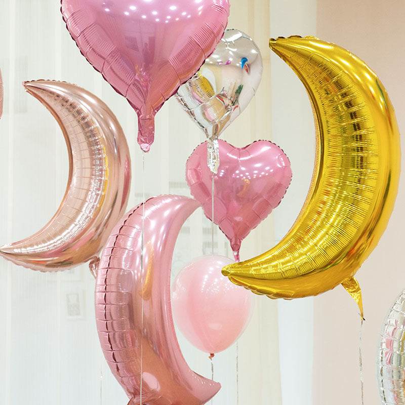 28″ Moon Balloons–3 Colors – B137 - party X party