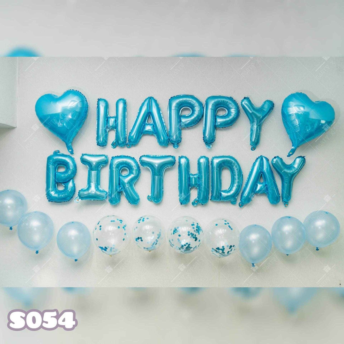 Birthday Heart Sequin Balloon Set – Perfect Party Decoration for Memorable Celebrations S054