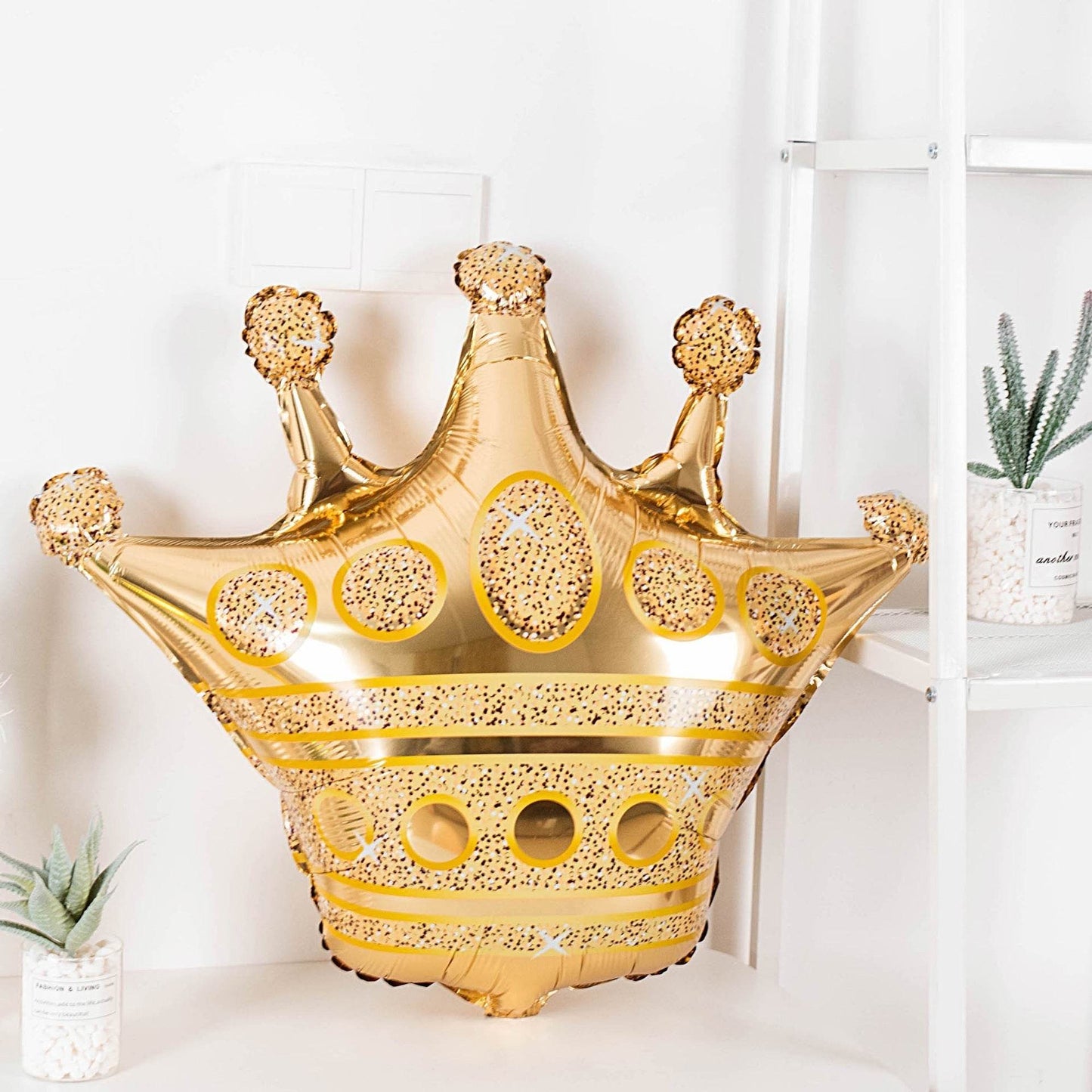Golden Crown Aluminum Balloon | Party Decoration – B083