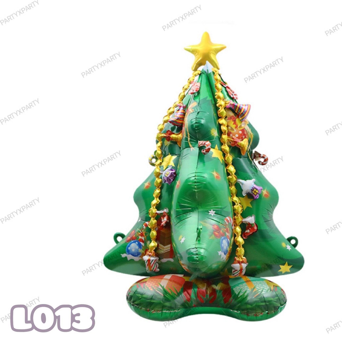 Limited Edition Extra-Large 4D Christmas Tree Balloon – Ground Decoration – L013 - party X party