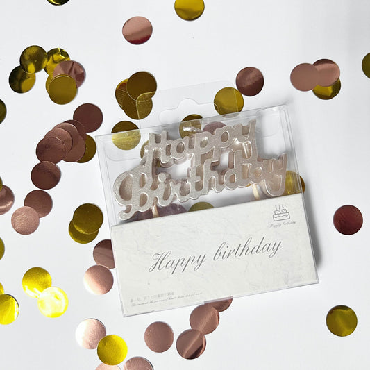 Birthday Letter Candle--A019 - party X party