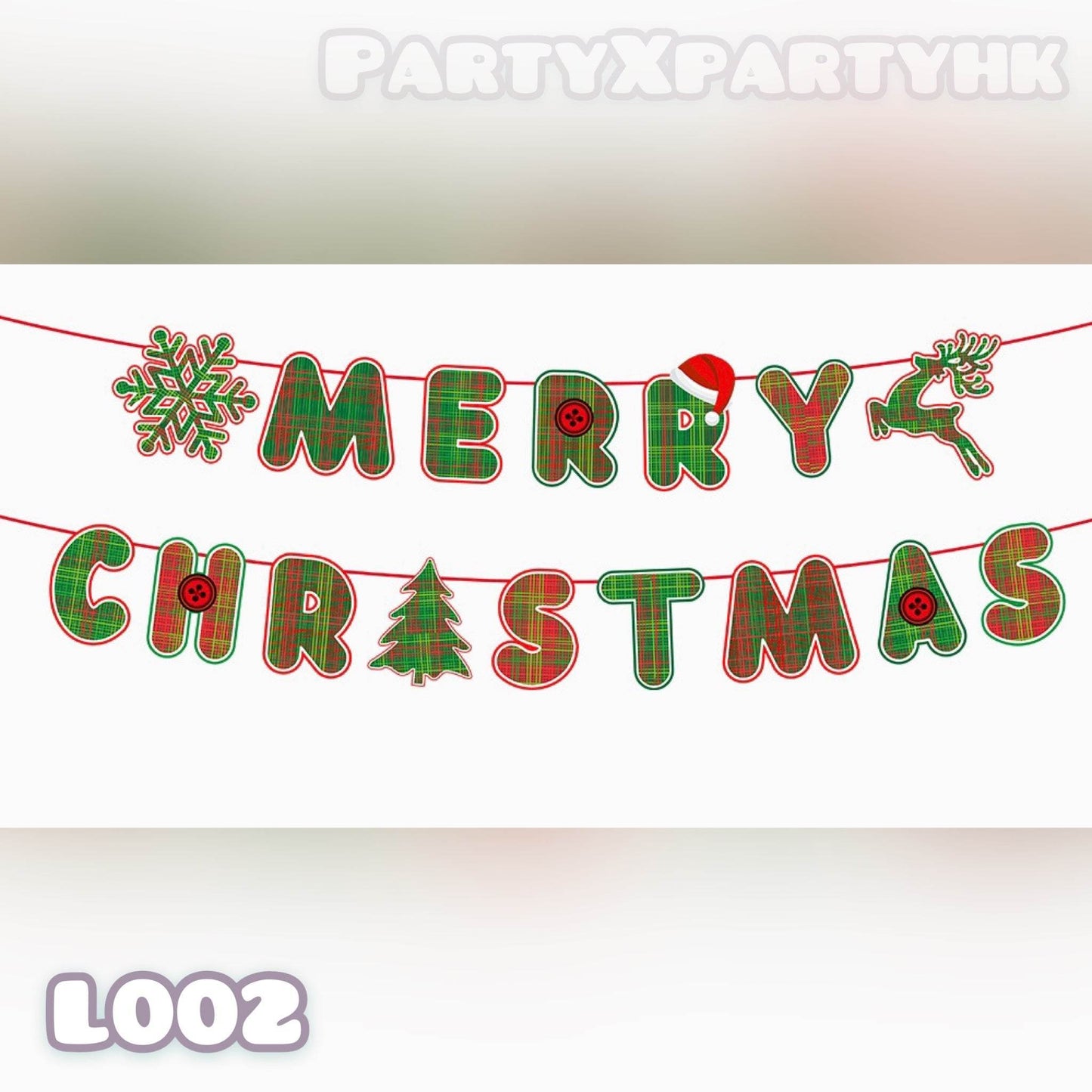 Limited Edition “Merry Christmas” Banner – Festive Christmas Flag Decoration – L002