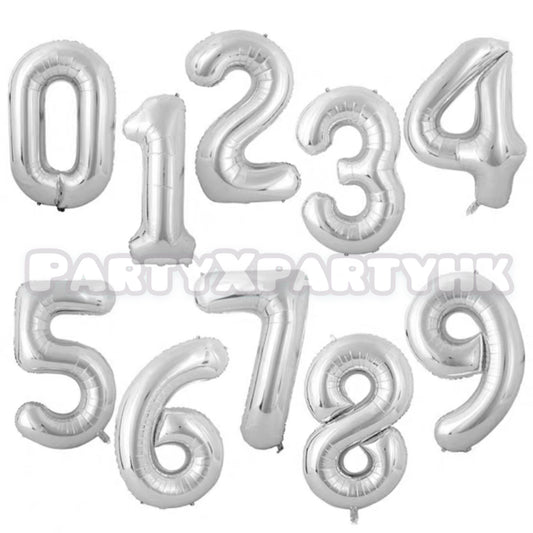 32″ Gold Number Balloons– B008-S - party X party