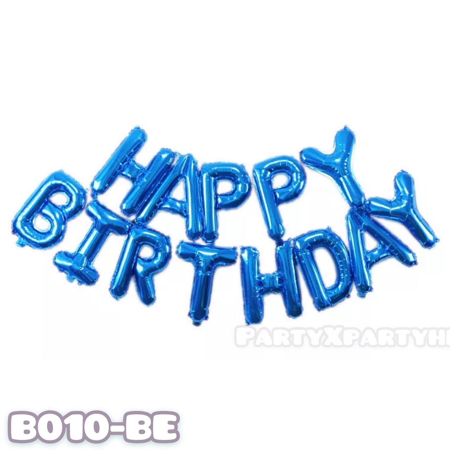 Birthday balloon HAPPY BIRTHDAY letter SET multi-color – B010 - party X party
