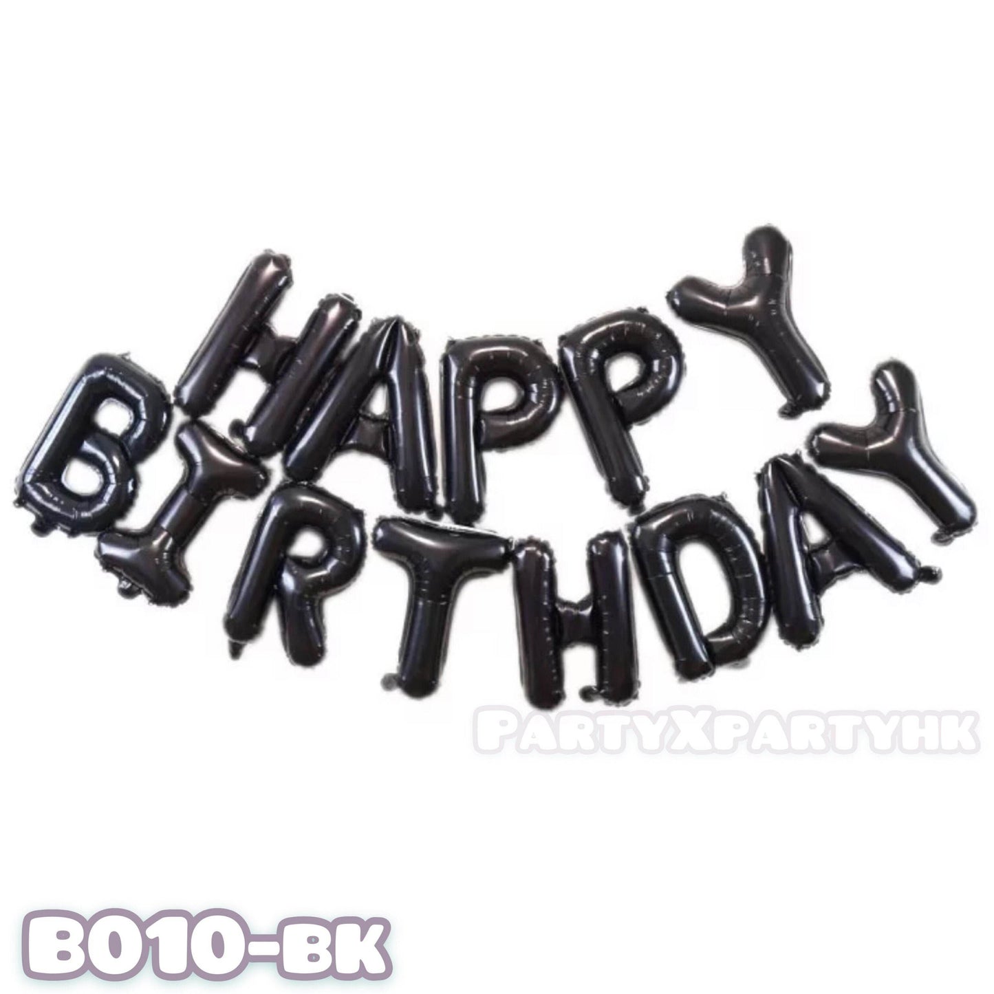 Birthday balloon HAPPY BIRTHDAY letter SET multi-color – B010 - party X party