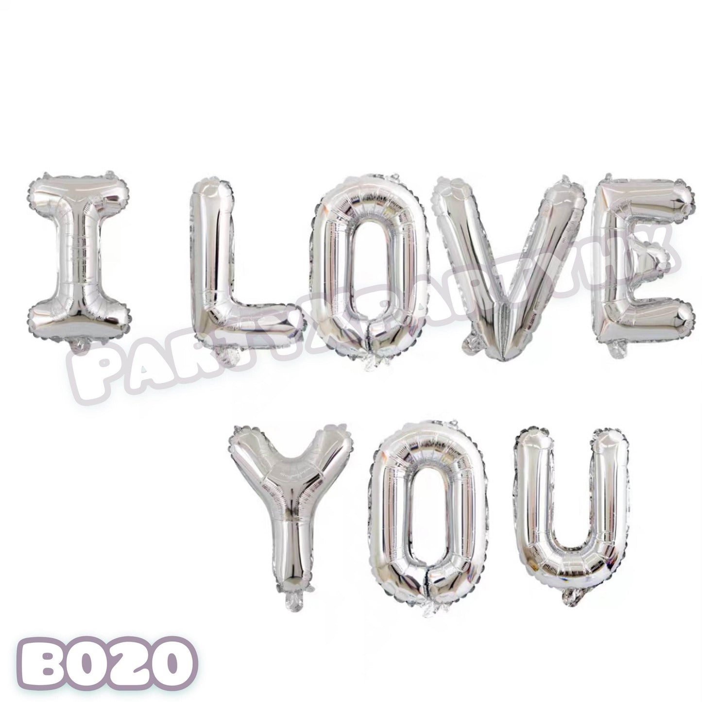 16″ “I LOVE YOU” Balloon Set – B020 - party X party