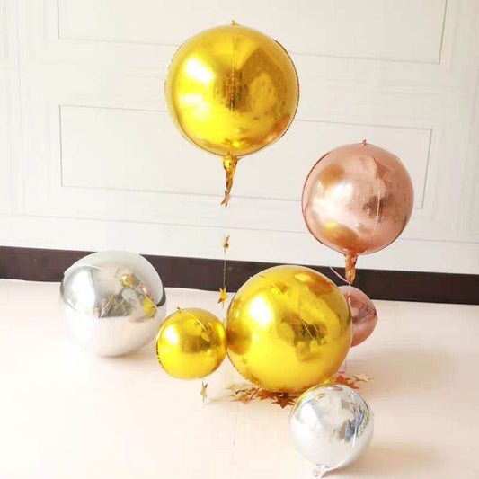 18″ 3D/4D Round Aluminum Balloon –B086 - party X party