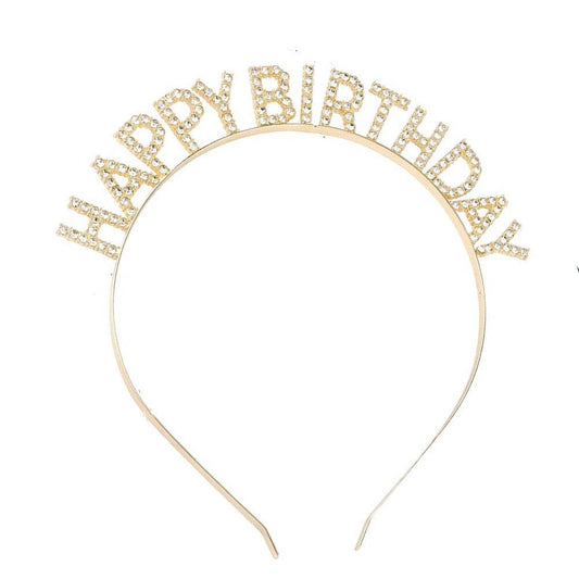 HAPPY BIRTHDAY Headband – Three Color Options – A008 - party X party