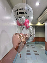 將圖片載入圖庫檢視器 🎈17吋 日本水晶氣球+鋁膜氣球束套裝  訂制印字（OS218617）B134-12
