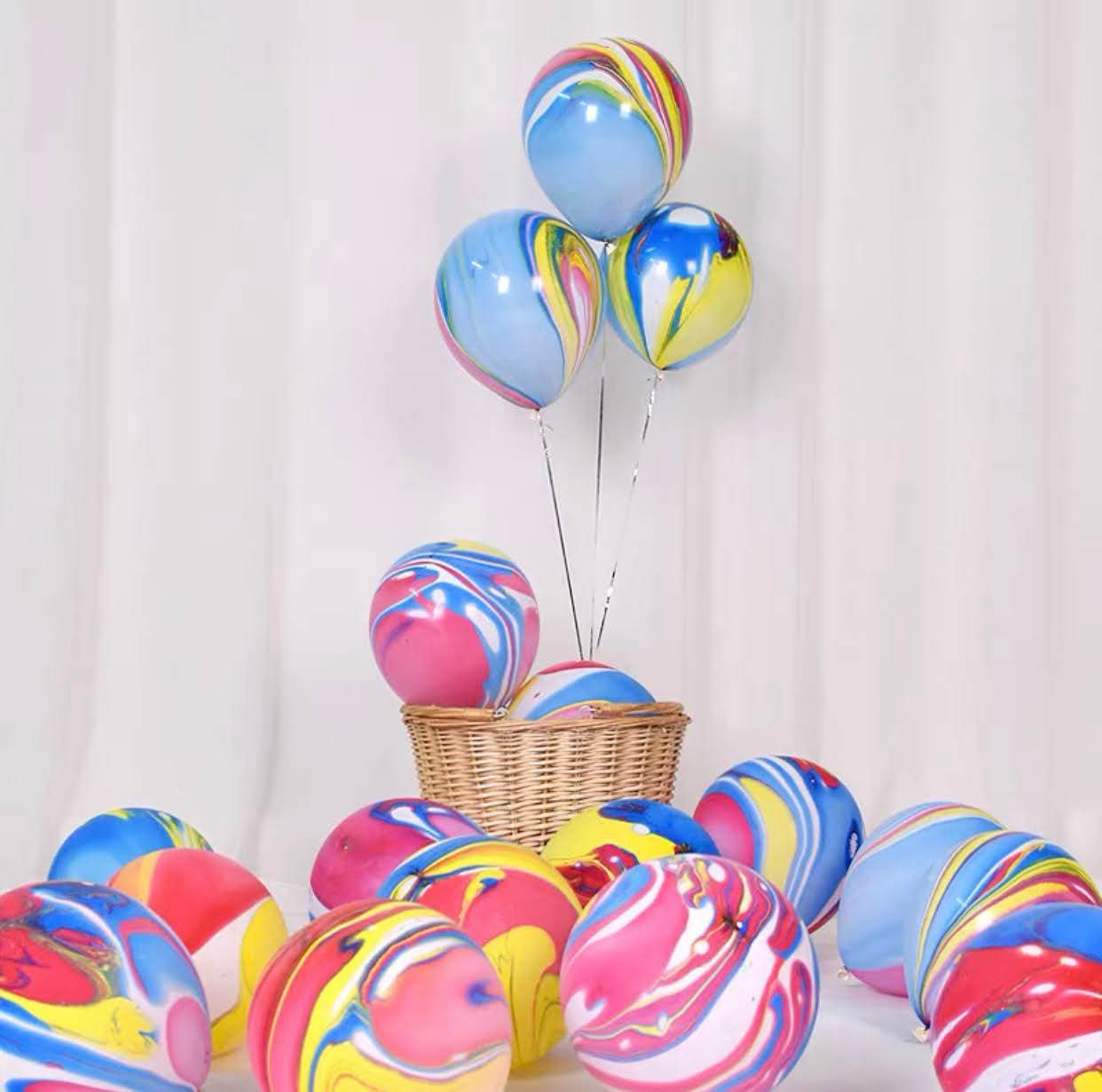 Agate Balloon Birthday Balloon Decoration (Colorful) – B063-M