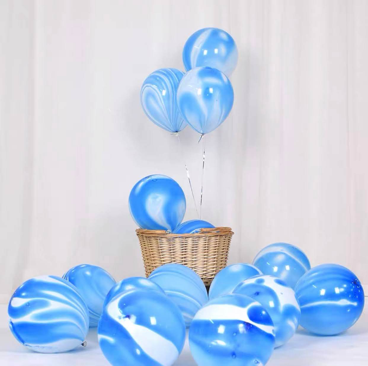 Agate Balloon Birthday Balloon Decoration (Blue) – B063-BE - party X party