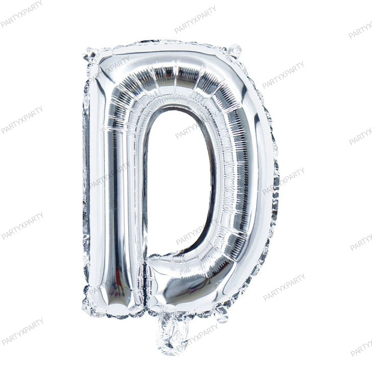 32吋字母氣球 生日氣球派對佈置裝飾 - 銀 B119
