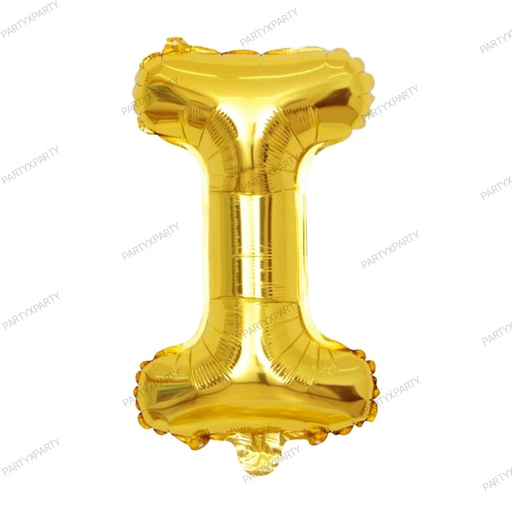16-inch letter balloon birthday balloon party decoration - Gold B009