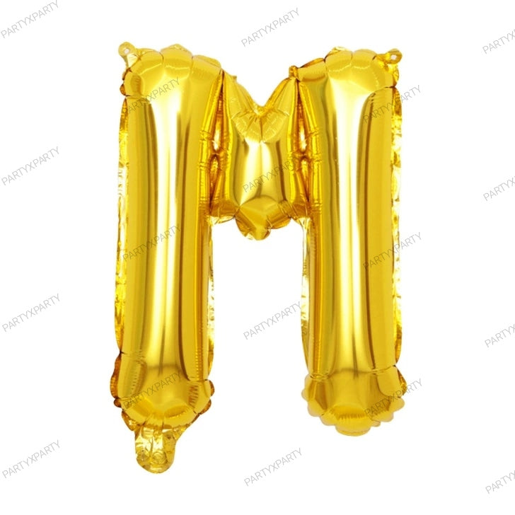 16-inch letter balloon birthday balloon party decoration - Gold B009