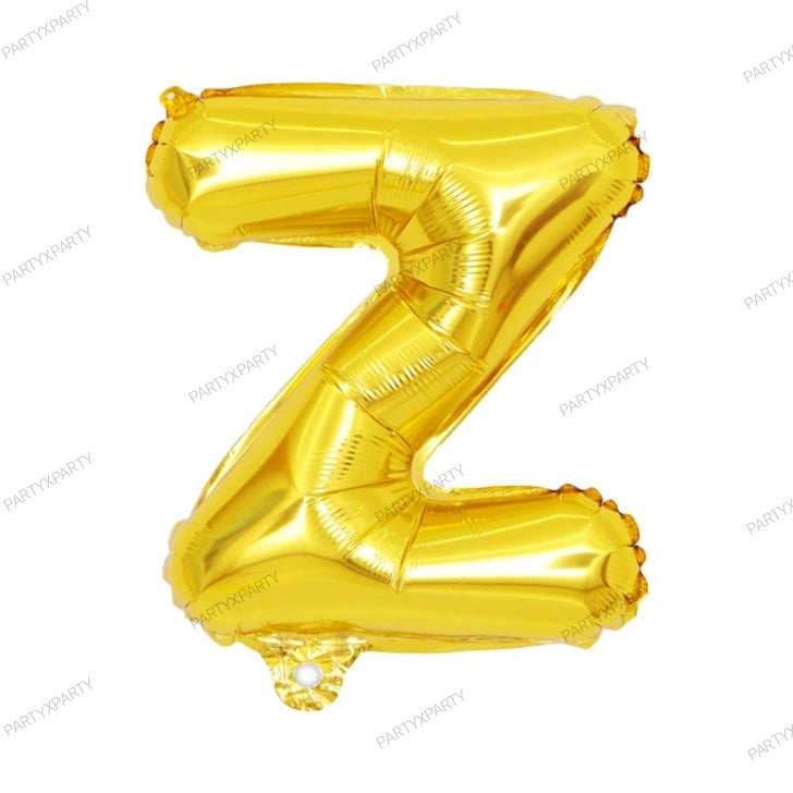 16-inch letter balloon birthday balloon party decoration - Gold B009