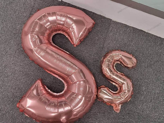 32″ Silver Letter Balloons –B119 - party X party