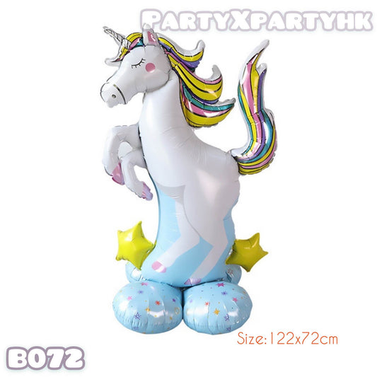 Standing Giant Unicorn Earth Ball – B072 - party X party