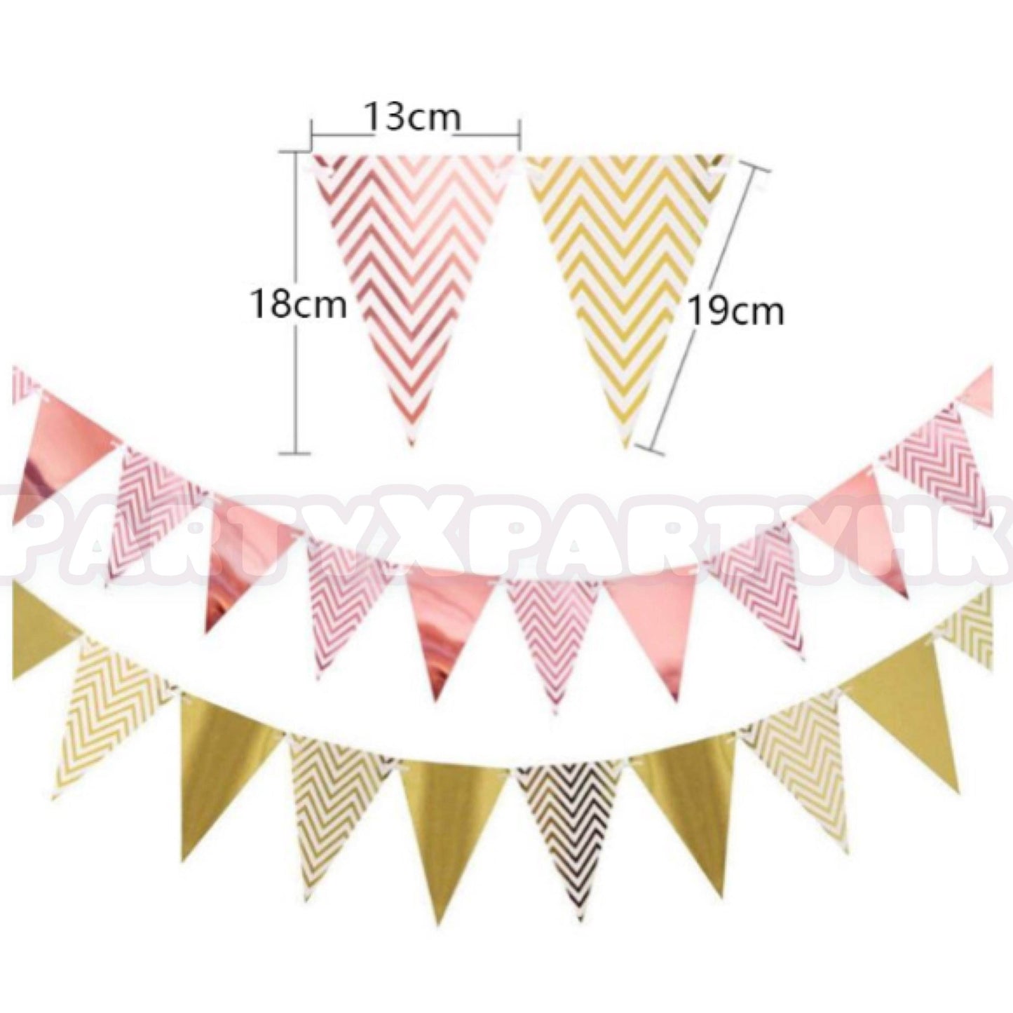 Triangle flag decoration – B029 - party X party