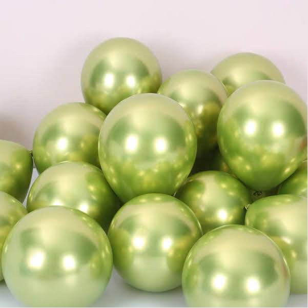 Metal Balloon Birthday Balloon Decoration Metallic Green--B005-LG